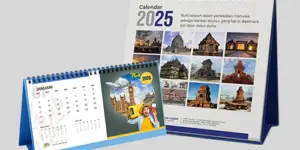 desain calendar meja