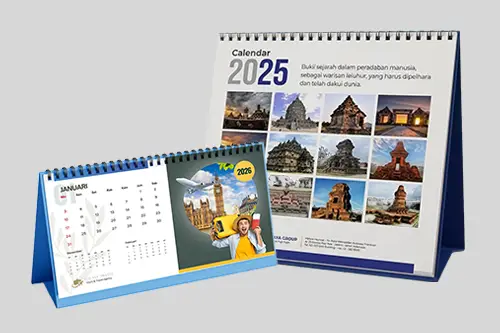 desain calendar meja